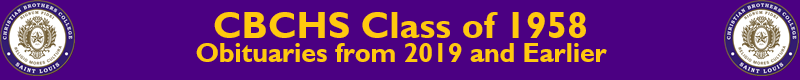 CBC  Class of 1958: Pre-2019 Obituaries Logo