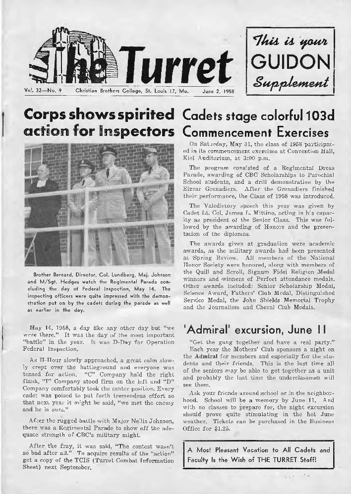 Image: June 1958 Issue of The Turret